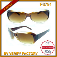 F6791cat3 Lady rétro Square UV400 Occhiali CE lunettes de soleil